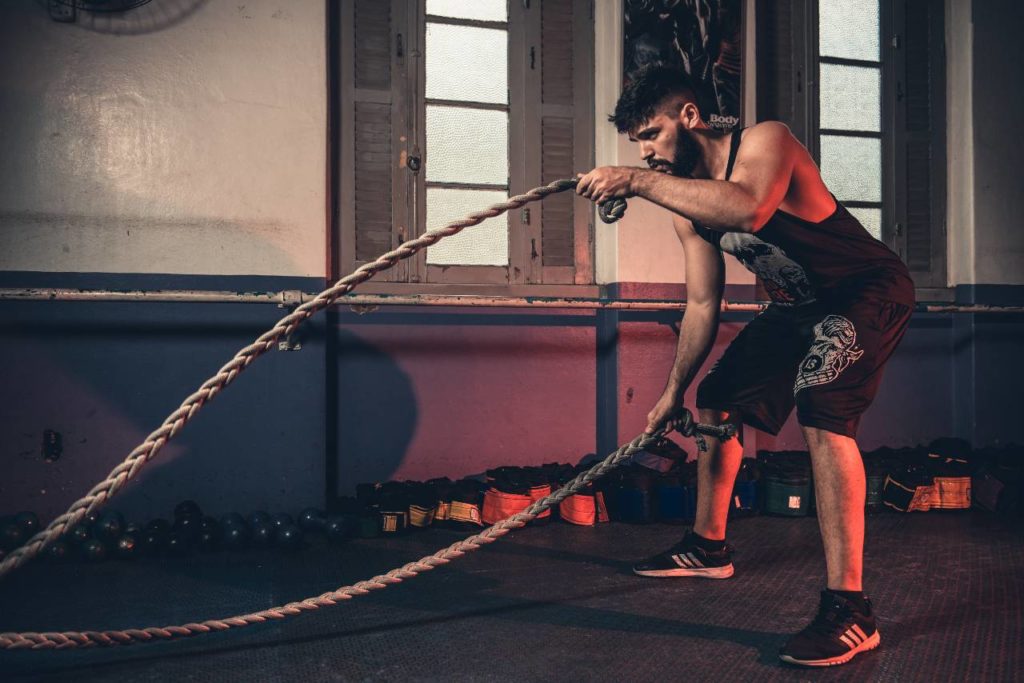 HIIT rope exercise